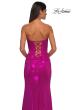Picture of: Stunning Metallic Prom Dress with Sweetheart Neckline in Hot Pink, Style: 32757, Detail Picture 14