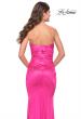 Picture of: Chic Strapless Liquid Jersey Gown with Ruching in Hot Pink in Hot Pink, Style: 31425, Detail Picture 2
