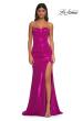 Picture of: Stunning Metallic Prom Dress with Sweetheart Neckline in Hot Pink, Style: 32757, Detail Picture 3