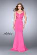 Picture of: Neoprene Dress with Side Cut Outs and Mermaid Skirt in Hot Pink, Style: 24711, Main Picture