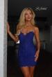 Picture of: Short Lace Strapless Dress with Sweetheart Neckline in Indigo, Style: 33927, Main Picture