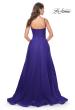 Picture of: A-line Square Neck Tulle Ballgown with Illusion Waist in Indigo, Style: 32017, Detail Picture 14