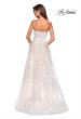 Picture of: Strapless Tulle Prom Dress with Lace Appliques in Ivory Nude, Style: 27269, Back Picture