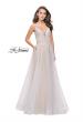 Picture of: A-line Ball Gown with Organza Skirt and Beaded Bodice in Ivory, Style: 25701, Main Picture