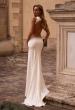 Picture of: Open Back Evening Dress with Rhinestone Embellished Sides and Back in Ivory , Style: 32922, Main Picture