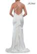 Picture of: Satin Gown with Cowl Neck and Open Back in Ivory, Style: 33193, Detail Picture 14