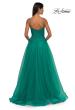 Picture of: Lace and Tulle A-line Prom Dress with High Slit in Jade , Style: 32646, Detail Picture 8