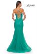 Picture of: Mermaid Prom Dress with Rhinestones and Lace Up Back in Jade, Style: 32273, Detail Picture 10