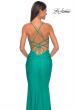 Picture of: Gorgeous Rhinestone Bodice with Ruched Jersey Skirt Prom Dress in Jade, Style: 31989, Detail Picture 17