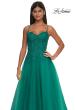 Picture of: Lace and Tulle A-line Prom Dress with High Slit in Jade , Style: 32646, Detail Picture 21