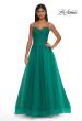 Picture of: Lace and Tulle A-line Prom Dress with High Slit in Jade , Style: 32646, Detail Picture 7