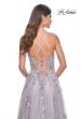 Picture of: Gorgeous Sequin and Beaded Lace Applique Tulle Gown in Lavender Gray, Style: 32200, Detail Picture 2