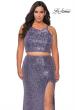 Picture of: Two Piece Long Sequin Plus Size Prom Dress in Lavender, Style: 29026, Main Picture