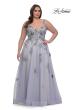Picture of: Lavender A-Line Plus Size Prom Dress with Lace in Lavender , Style: 32412, Detail Picture 1