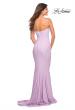Picture of: Chic Jersey Gown with Sweetheart Neckline in Lavender, Detail Picture 8