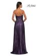 Picture of: Strapless Metallic Prom Dress with Knot Detail in Lavender, Style: 33047, Detail Picture 8