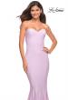 Picture of: Chic Jersey Gown with Sweetheart Neckline in Lavender, Detail Picture 7
