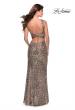 Picture of: Sequin Leopard Print Dress with Criss Cross Neck in Leopard, Style: 28672, Detail Picture 2