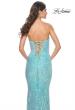 Picture of: Strapless Sweetheart Mermaid Sequin Prom Gown in Light Aqua, Style: 32092, Detail Picture 4