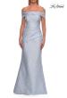 Picture of: Off-the-Shoulder Textured Evening Gown in Light Blue, Style: 33719, Main Picture