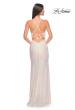 Picture of: Stretch Sequin Fitted Prom Dress with Open Back in Light Blush, Style: 32331, Detail Picture 10