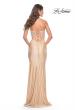 Picture of: Sweetheart Strapless Jersey Gown with Lace Sheer Bodice in Light Gold, Style: 32254, Detail Picture 2