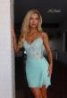 Picture of: Lace Illusion Back Mini Dress in Light Mint, Style: 33930, Main Picture