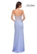 Picture of: Strapless Net Jersey Prom Dress with Unique Rhinestones in Light Periwinkle, Style 32774, Detail Picture 12