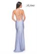 Picture of: Jersey Dress with Square Neckline and Ruching in Light Periwinkle, Style: 31129, Back Picture