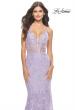 Picture of: Mermaid Dress with Stunning Sequin Lace Details in Light Periwinkle, Style: 31596, Detail Picture 1
