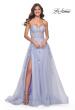 Picture of: Sweetheart Strapless Gown with Beautiful Lace Applique in Light Periwinkle, Style: 32082, Detail Picture 1