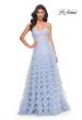 Picture of: A-Line Ruffle Tulle Prom Dress with Sweetheart Top in Purple, Style: 32447, Detail Picture 1