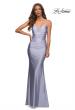 Picture of: Sparkle Rhinestone Long Jersey Prom Dress in Purple, Style: 30413, Detail Picture 2