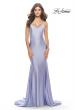 Picture of: Dramatic Rhinestone Dress with Sheer Details and Train in Bright Colors in Light Periwinkle, Style: 31403, Detail Picture 2