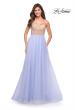 Picture of: Tulle Ball Gown with Jeweled Top and Pockets in Light Periwinkle, Style: 30697, Detail Picture 4