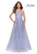 Picture of: Tulle Prom Dress with Lace Detail in Light Periwinkle, Style: 31503, Detail Picture 4