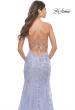 Picture of: Beautiful Mermaid Gown with Sequin Lace Details in Light Periwinkle, Style: 31581, Detail Picture 4