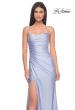 Picture of: Jersey Dress with Square Neckline and Ruching in Light Periwinkle, Style: 31129, Detail Picture 5