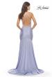 Picture of: Dramatic Rhinestone Dress with Sheer Details and Train in Bright Colors in Light Periwinkle, Style: 31403, Detail Picture 6