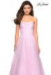 Picture of: Strapless Fully Rhinestone A-Line Prom Dress in Light Pink, Style: 27630, Detail Picture 8