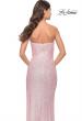 Picture of: Beaded Lace Strapless Dress with Modified Sweetheart Neckline in Light Pink, Style: 31355, Detail Picture 6