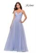 Picture of: Tulle A-Line Prom Dress with Rhinestone Straps in Lilac Mist, Style: 31204, Detail Picture 3