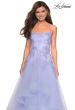 Picture of: Layered Tulle Dress with Lace Detail and Strappy Back in Lilac Mist, Style: 27694, Detail Picture 4