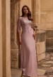 Picture of: Jersey Gown with Boat Neckline and Lace Detailing, Style: 29251, Main Picture