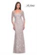 Picture of: Embroidered Lace Fitted Gown for Mother of the Bride in Mauve, Style: 31804, Main Picture