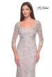 Picture of: Embroidered Lace Fitted Gown for Mother of the Bride in Mauve, Style: 31804, Detail Picture 1