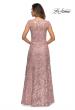Picture of: Cap Sleeve Floral Gown with Sweetheart Neckline in Mauve, Style: 27951, Detail Picture 2