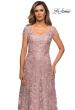 Picture of: Cap Sleeve Floral Gown with Sweetheart Neckline in Mauve, Style: 27951, Detail Picture 5