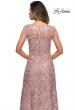 Picture of: Cap Sleeve Floral Gown with Sweetheart Neckline in Mauve, Style: 27951, Detail Picture 6
