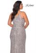 Picture of: Patterned Sequin Plus Size Dress with High Neckline in Mauve, Style: 28860, Detail Picture 2